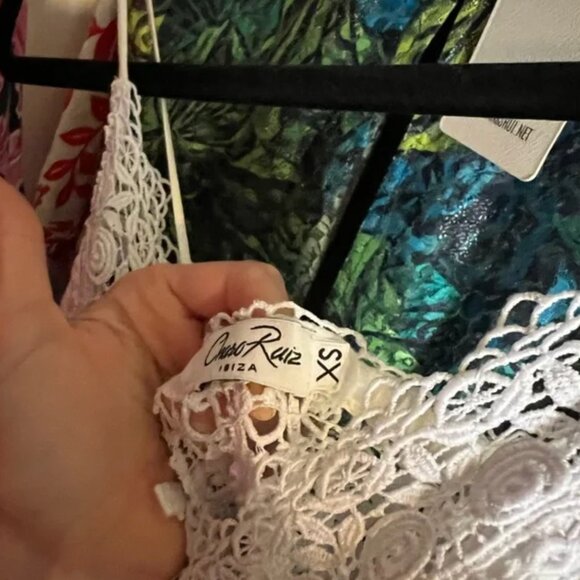 Charo Ruiz Cindy Dress XS White (Tailored to XXS) - Picture 4 of 4